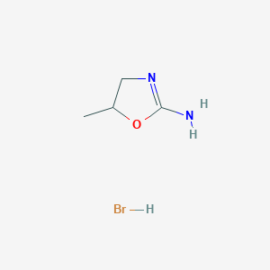 5-Methyl-4,5-dihydro-1,3-oxazol-2-amine;hydrobromide