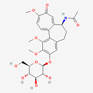 molecular formula C27H33NO11 B8067943 秋水仙碱苷 CAS No. 1329-53-9