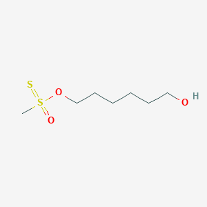 6-Methylsulfonothioyloxyhexan-1-ol