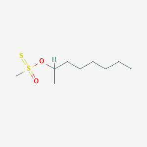 molecular formula C9H20O2S2 B8068061 s-Octyl methanesulfonothioate 