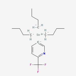 butane;tin(4+);6-(trifluoromethyl)-3H-pyridin-3-ide