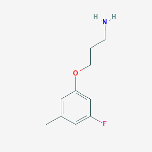 3-(3-Fluoro-5-methylphenoxy)propan-1-amine