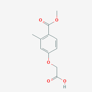 2-(4-(Methoxycarbonyl)-3-methylphenoxy)acetic acid