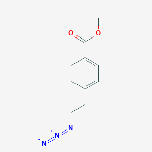 molecular formula C10H11N3O2 B8068351 Methyl 4-(2-azidoethyl)benzoate 