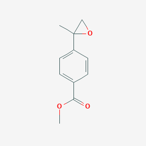 molecular formula C11H12O3 B8068358 Methyl 4-(2-methyloxiran-2-yl)benzoate 