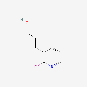 molecular formula C8H10FNO B8068359 3-(2-Fluoropyridin-3-yl)propan-1-ol 