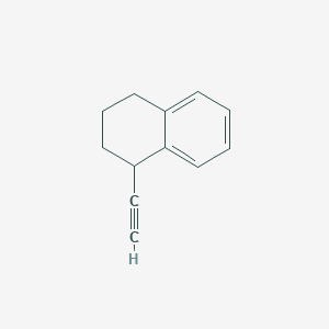 molecular formula C12H12 B8068379 1-Ethynyl-1,2,3,4-tetrahydronaphthalene 