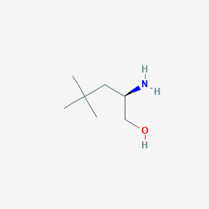 molecular formula C7H17NO B8068390 (R)-2-Amino-4,4-dimethylpentan-1-ol 