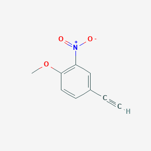 molecular formula C9H7NO3 B8068420 4-Ethynyl-1-methoxy-2-nitrobenzene 