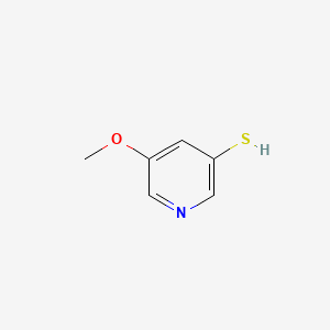 molecular formula C6H7NOS B8068425 5-Methoxy-3-pyridinethiol 