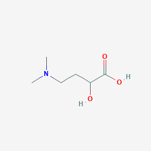molecular formula C6H13NO3 B8068456 4-(Dimethylamino)-2-hydroxybutanoic acid 