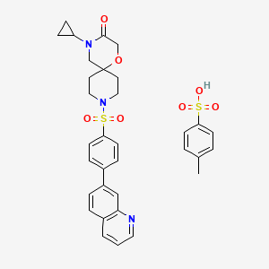 molecular formula C33H35N3O7S2 B8068677 FAS-IN-1 Tosylate 