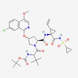 molecular formula C35H46ClN5O9S B8068701 Asunaprevir (BMS-650032) 