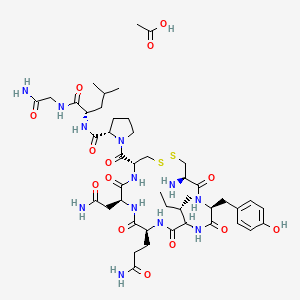 Oxytocin, monoacetate (salt)