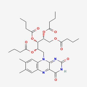 molecular formula C33H44N4O10 B8068877 利巴韦林四丁酸酯 
