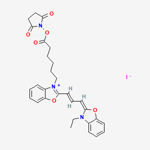 molecular formula C29H30IN3O6 B8068895 Cy2-SE (iodine) 
