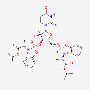 molecular formula C34H45FN4O13P2 B8068907 Sofosbuvir impurity F 