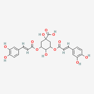molecular formula C25H24O12 B8068936 二咖啡酰奎宁酸 