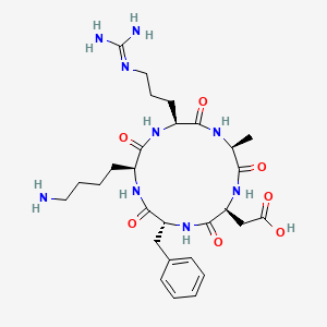molecular formula C28H43N9O7 B8068988 Cyclo(RADfK) 