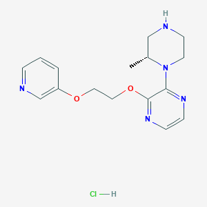 molecular formula C16H22ClN5O2 B8069011 PRX933 hydrochloride 