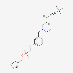 molecular formula C27H37NO2S B8069029 FR194738 free base 