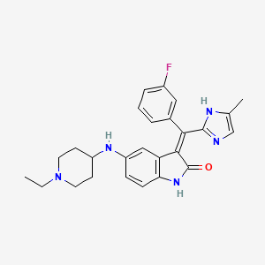 molecular formula C26H28FN5O B8069032 Tyrosine kinase-IN-1 CAS No. 921206-68-0
