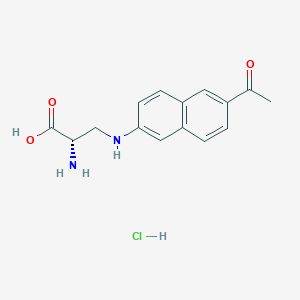 molecular formula C15H17ClN2O3 B8069084 L-ANAP hydrochloride 
