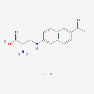 molecular formula C15H17ClN2O3 B8069085 (+/-)-ANAP hydrochloride 
