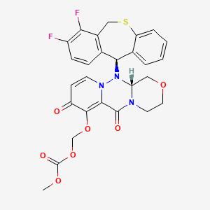 molecular formula C27H23F2N3O7S B8069138 巴洛沙韦马博沙星 CAS No. 1830312-72-5
