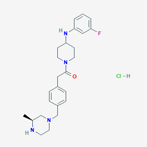 molecular formula C25H34ClFN4O B8069150 Camicinal hydrochloride 