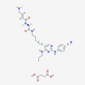 molecular formula C33H44N8O6 B8069155 FLT3-IN-1 Succinate CAS No. 1702864-11-6