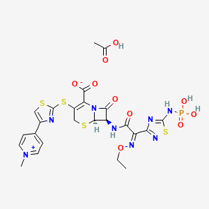 molecular formula C24H25N8O10PS4 B8069246 Zinforo 