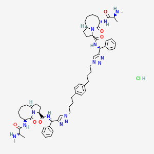 molecular formula C62H85ClN14O6 B8069291 SM-164 Hydrochloride 