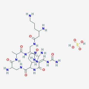 molecular formula C25H46N14O11S B8069305 卡普霉素（硫酸盐） 