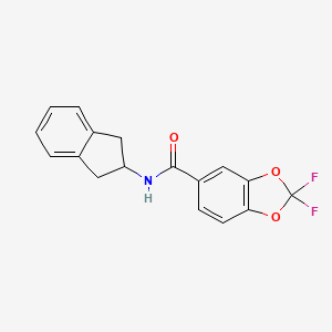 molecular formula C17H13F2NO3 B8069338 Unii-gwd67bmf7L 