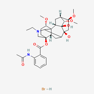molecular formula C32H45BrN2O8 B8069418 Lappaconitine (hydrobromide) 