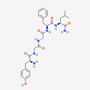molecular formula C28H38N6O6 B8069468 亮-脑啡肽酰胺 