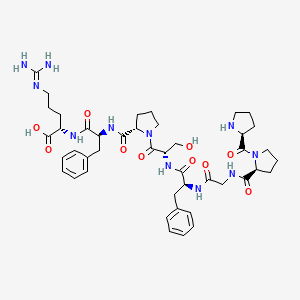 molecular formula C44H61N11O10 B8069477 Bradykinin (2-9) 