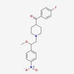 molecular formula C21H23FN2O4 B8069506 端粒酶-IN-1 