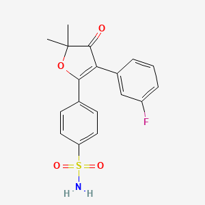 molecular formula C18H16FNO4S B8069668 Polmacoxib CAS No. 1427301-99-2