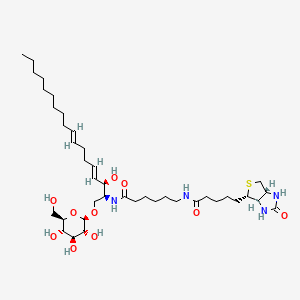molecular formula C40H70N4O10S B8069753 C6 Biotin Glucosylceramide (d18:1/6:0) 
