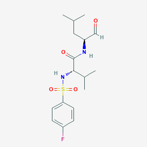 molecular formula C17H25FN2O4S B8069846 Calpain Inhibitor VI 