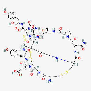 molecular formula C59H79N15O21S6 B8069877 Linaclotide 