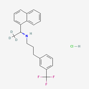 molecular formula C22H23ClF3N B8070020 Cinacalcet-d3 (hydrochloride) 