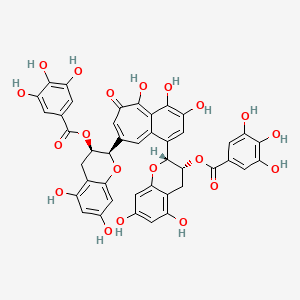 molecular formula C43H32O20 B8070056 茶黄素3 