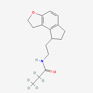 molecular formula C16H21NO2 B8070096 (Rac)-Remelteon-d5 