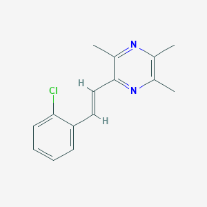 (e)-2-(2-Chlorostyryl)-3,5,6-trimethylpyrazine