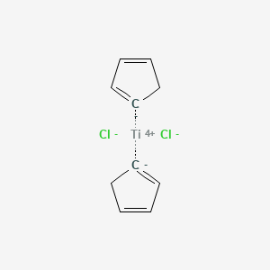molecular formula C10H10Cl2Ti B8070179 Bis(cyclopentadienyl)titanium dichloride 