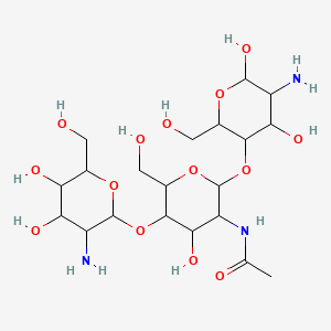 molecular formula C20H37N3O14 B8070186 Chitosan, N-(carboxymethyl) 