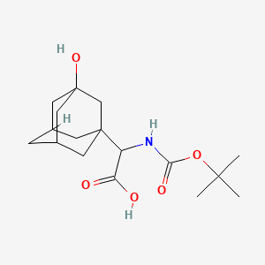 BOC-3-Hydroxy-1-adamantyl-D-Glycine